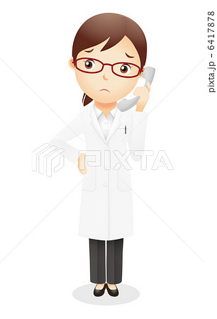白衣の女性イラストのイラスト素材 白衣の女性イラストのイラスト素材