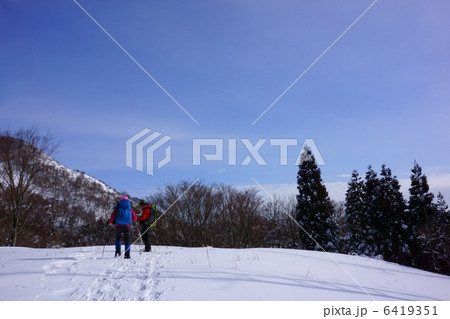 スノーシュー登山 6419351