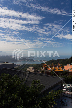 九份から見た基隆湾(台湾-九份) 6421030