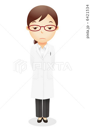 白衣の女性イラスト 白衣の女性イラスト 6421534