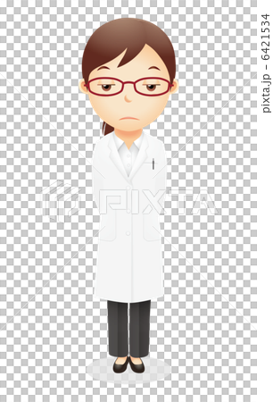 白衣の女性イラスト 白衣の女性イラスト 6421534