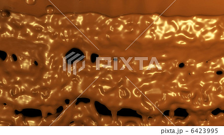 Hot cocoa or chocolate splash on black background 6423995