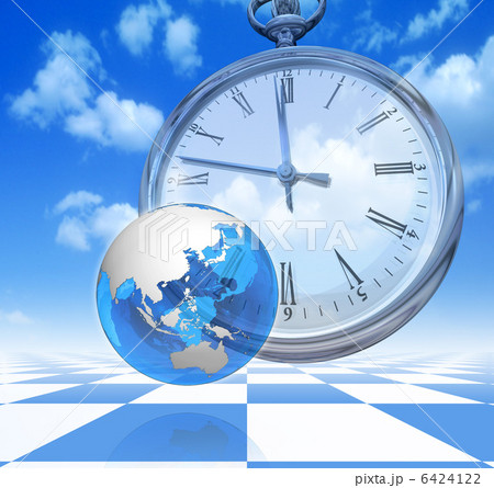 透明な地球の時間/時計 透明な地球の時間/時計 6424122