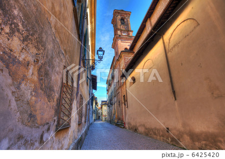 Small street among old houses. Small street among old houses. 6425420