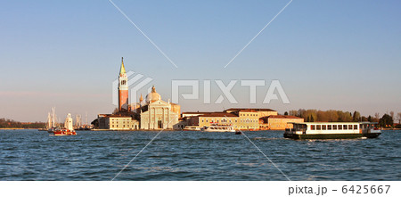 Grand Canal and San Giorgio Maggiore church. Grand Canal and San Giorgio Maggiore church. 6425667