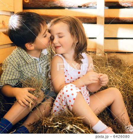 Children on Hayloft 6426080