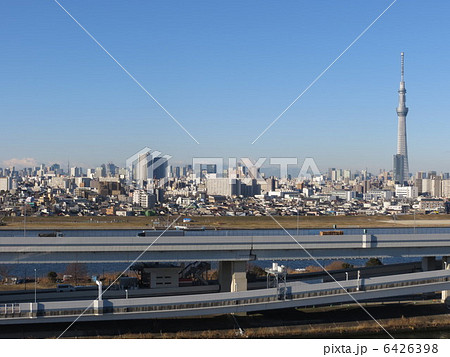 富士山と東京スカイツリー 6426398