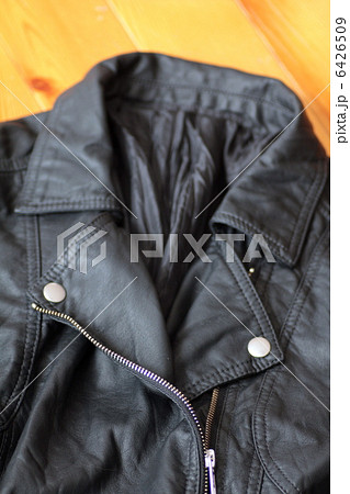 ライダースジャケットの襟元 革ジャン ライダースジャケットの襟元 革ジャン 6426509