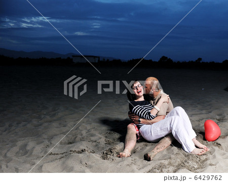 happy young couple have fun on beach happy young couple have fun on beach 6429762