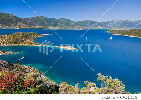 Yachts in quiet bay, Greece 6431359