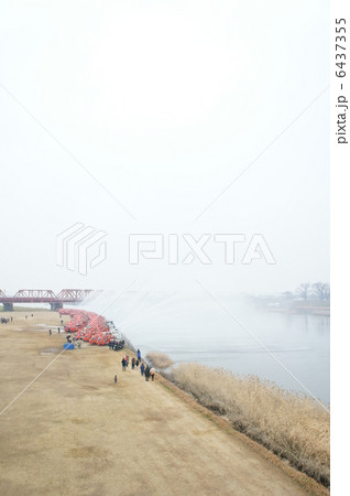 一斉放水 出初式 消防団 一斉放水 出初式 消防団 6437355