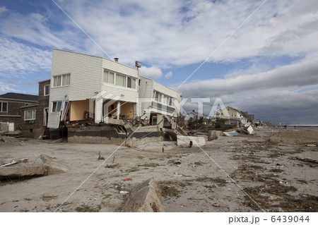 One of New York borough area after Hurricane Sandy 6439044