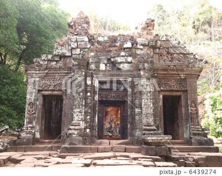 世界遺産　ラオス　ワット・プー　本殿 6439274