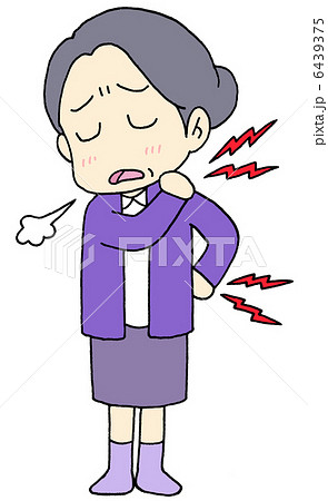 肩凝りおばあちゃん 肩凝りおばあちゃん 6439375