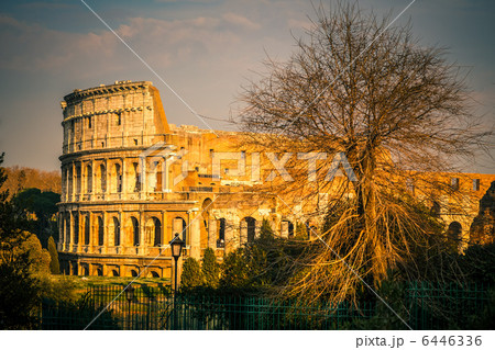 Colosseum at sunset 6446336