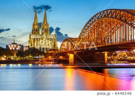 Cologne Cathedral and Hohenzollern Bridge, Germany Cologne Cathedral and Hohenzollern Bridge, Germany 6446546