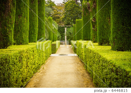 Garden of the Poets in Alcazar, Sevilla 6446815