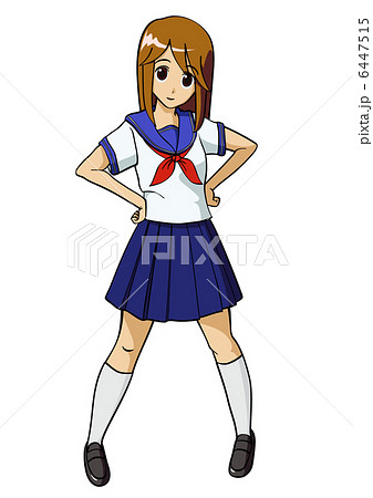 セーラー服の少女 6447515