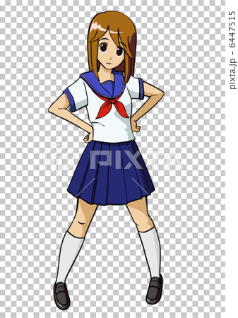 セーラー服の少女 6447515