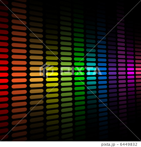 Vector background with abstract color spectrum music graphic equ 6449832