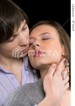 Closeup portrait of a couple 6449897