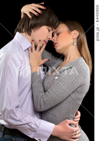 Portrait of a passionate couple Portrait of a passionate couple 6449900