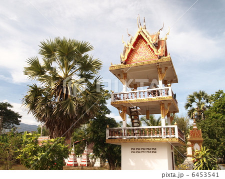 ラオス チャンパーサック ワット・パノンタイ 鼓楼 ラオス チャンパーサック ワット・パノンタイ 鼓楼 6453541