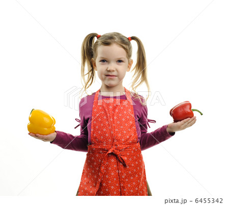 Girl with paprika Girl with paprika 6455342