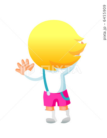 Rear view of boy standing 6455909