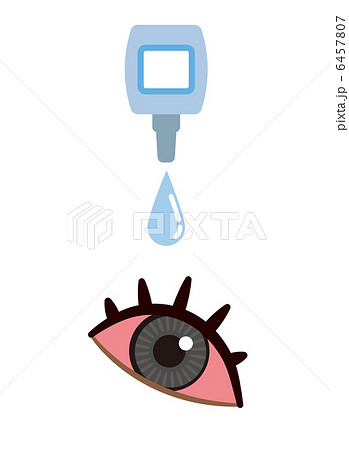 To eye drops - Stock Illustration [6457807] - PIXTA