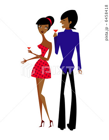 couple holding wine glass couple holding wine glass 6458418