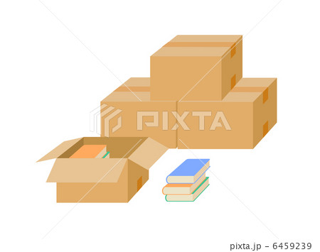 ダンボールに入った荷物 ダンボールに入った荷物 6459239