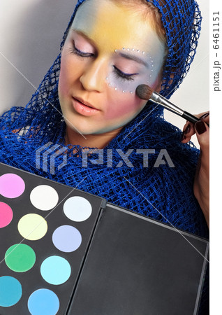Closeup portrait of young beautiful woman 6461151
