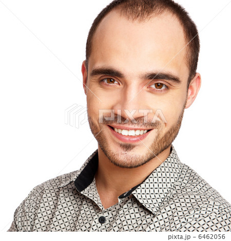 Handsome smiling man. Isolated over white background. 6462056