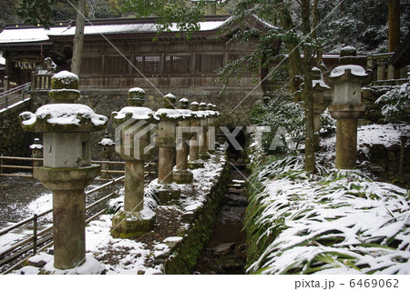 伊奈波神社境内_雪景色 6469062