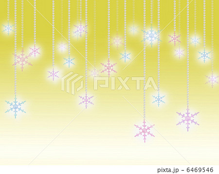 雪の結晶 雪 結晶 飾り クリスマス飾り 冬 雪華 雪の華のイラスト素材