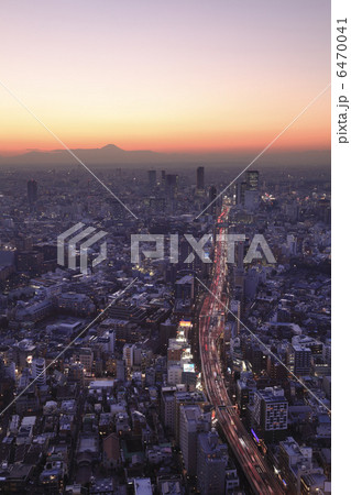 シティービューからの夕焼け空 シティービューからの夕焼け空 6470041