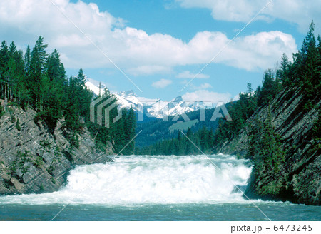カナディアンロッキー ボウ滝 カナディアンロッキー ボウ滝 6473245