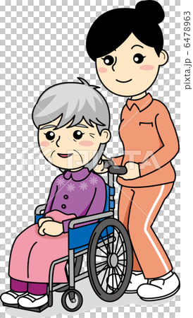 Wheelchair 01 - Stock Illustration [6478963] - PIXTA