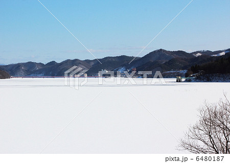 冬の御所湖とつなぎ温泉 6480187