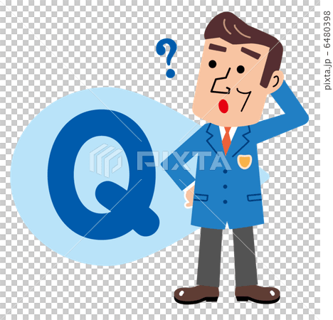 Q&A　質問する男性 6480398