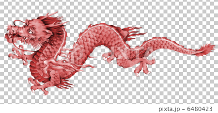 日本画調な龍のイラスト素材 [6480423] - PIXTA
