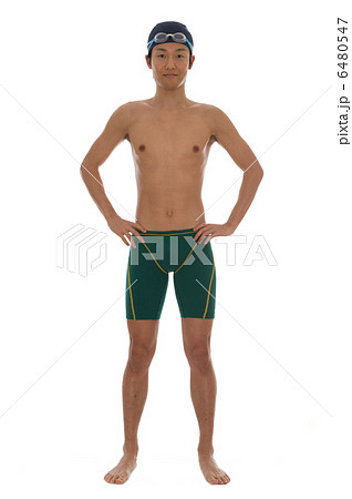 筋肉質な日本人男性の写真素材
