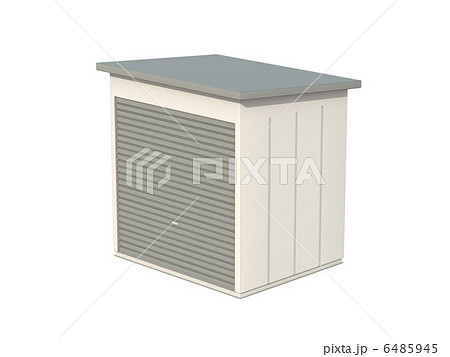 物置 シャッター式のイラスト素材