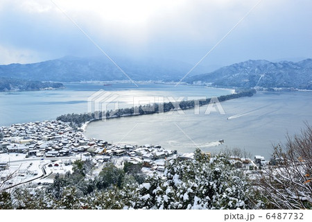 雪の天橋立 6487732