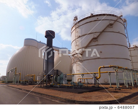 下水処理場の消化設備 6488007