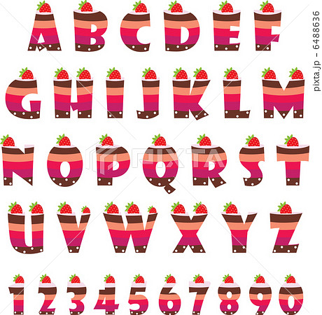 Sweet letters of the alphabet Sweet letters of the alphabet 6488636