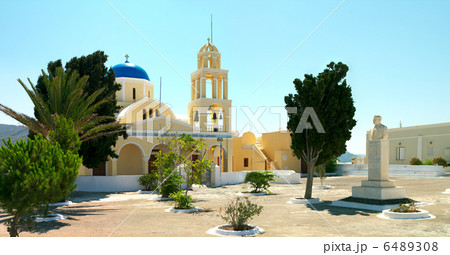 Greek church in the Santorini island 6489308
