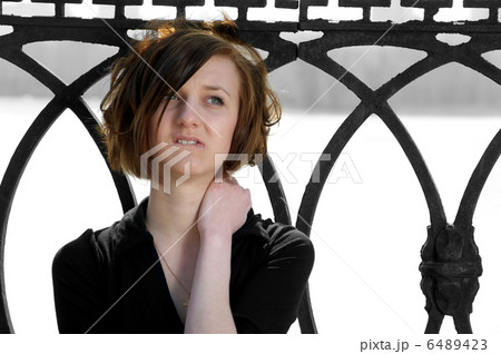 Sad young female 6489423