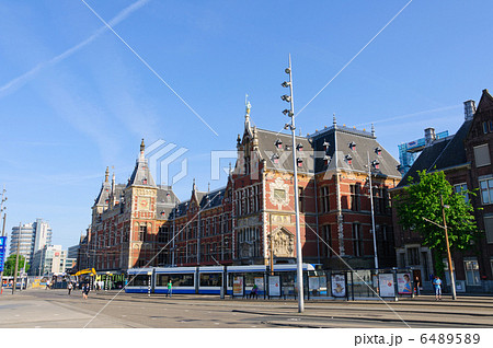 オランダ　アムステルダム中央駅 6489589